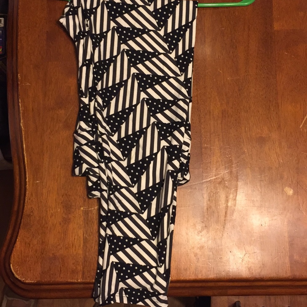 Lularoe TC leggings US Flag